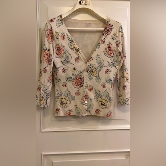 Tops - Floral Button-Up Women's Top